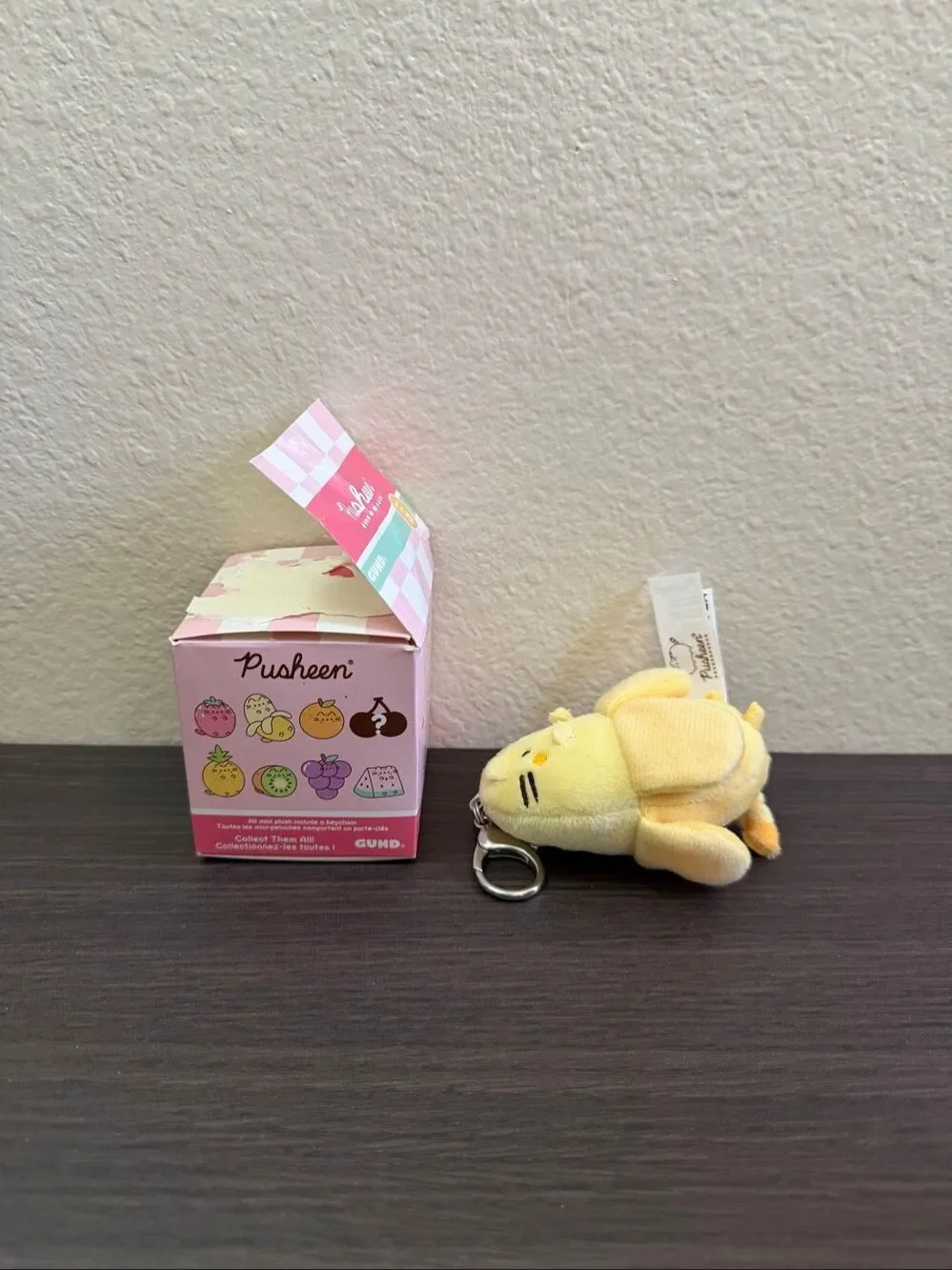 Pusheen BANANA Fruits Surprise Plush Keychain NEW RARE